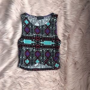 Aztec Crop Top
